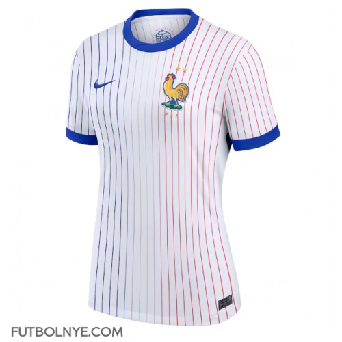 Camiseta Francia Visitante Equipación para mujer Eurocopa 2024 manga corta